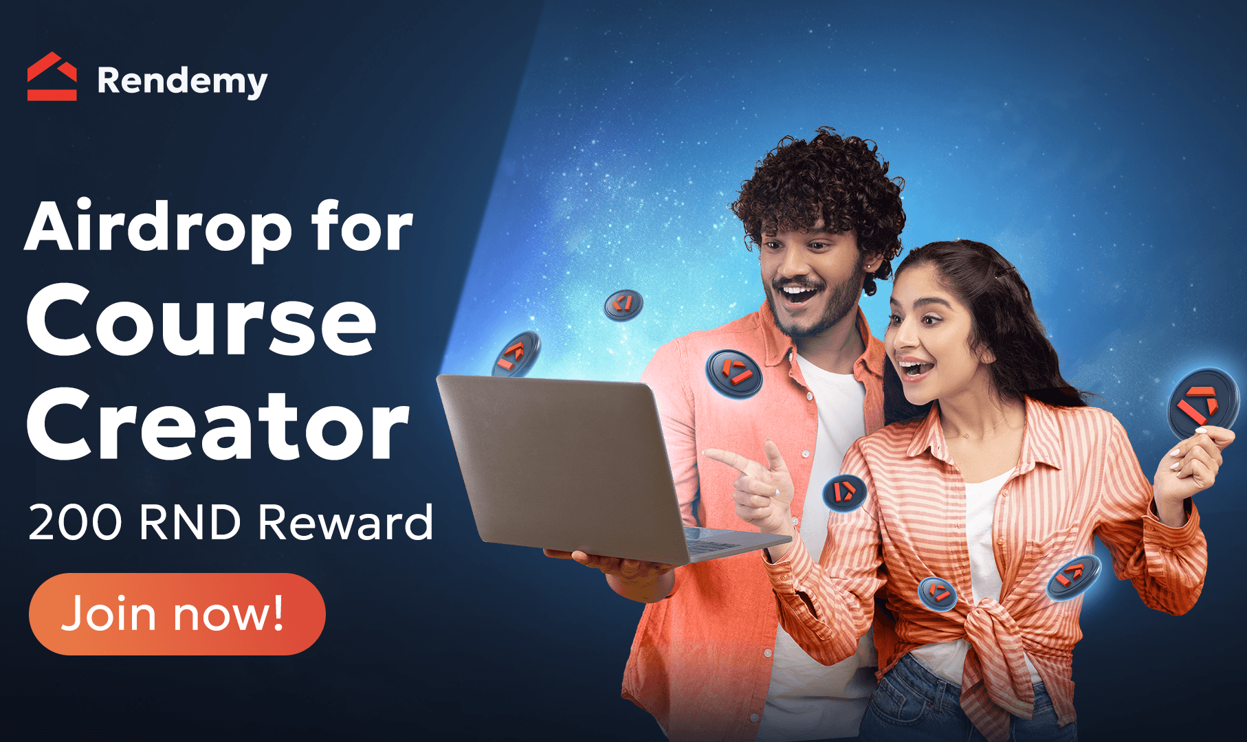 Rendemy course creator airdrop with total 200 RND rewards 🚀  avatar