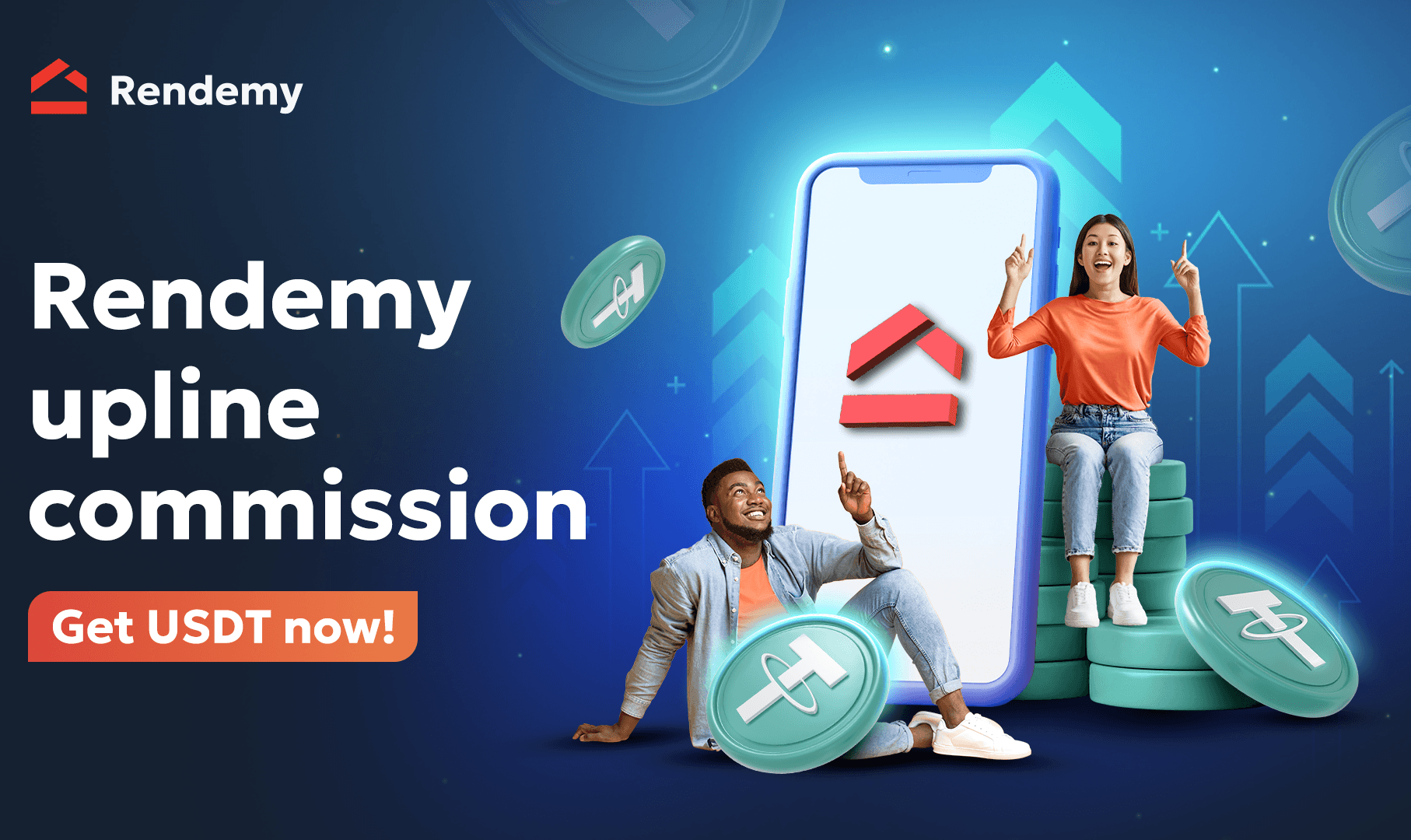 Receive 10% commission in USDT when refer a downline to purchase Rendemy course avatar